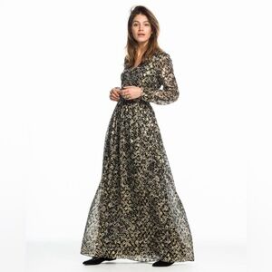 Soda & Scotch Silk Soirée Dress